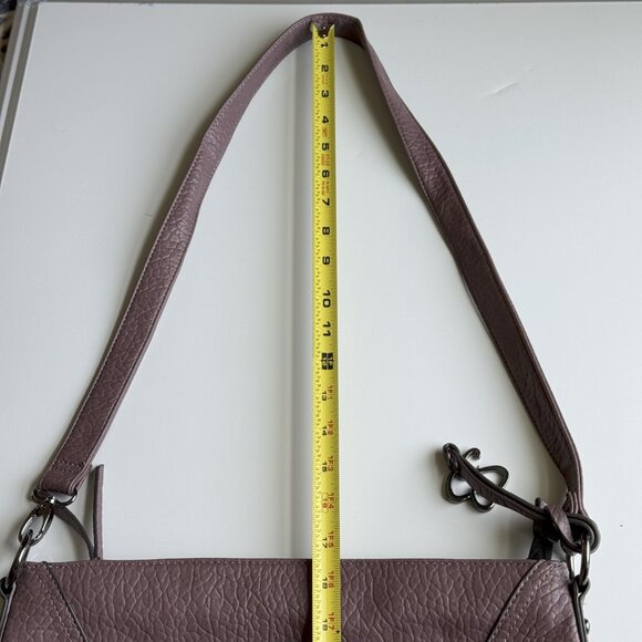 Jessica Simpson Lavender Leather Shoulder Handbag - Picture 12 of 12